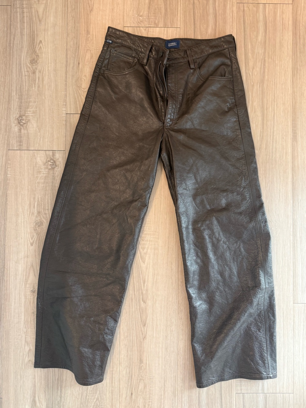 Citizens Of Humanity Dark Brown Ayla Relaxed Pant
